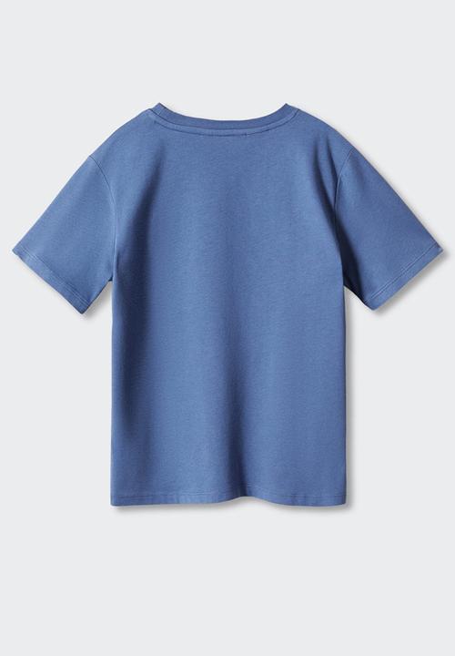 MANGO - T-shirt first - blue
