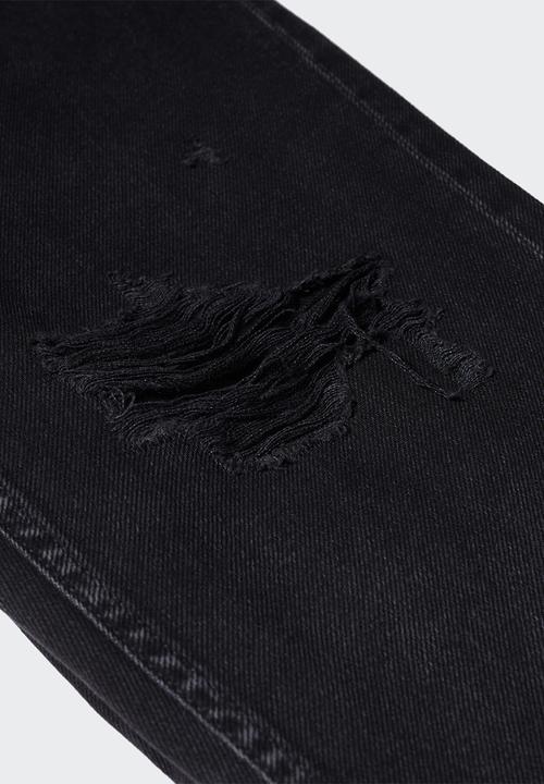 MANGO - Jeans tapfitbr - black denim