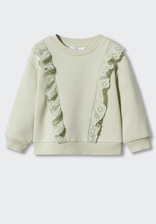 MANGO - Sweatshirt lisa - pastel green