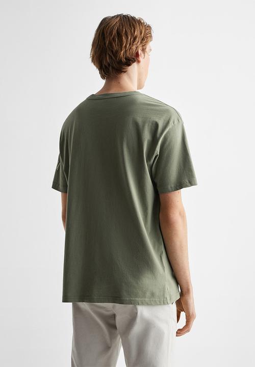 MANGO - T-shirt cityk - khaki