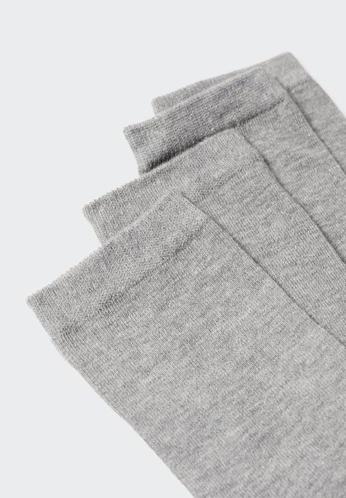 MANGO - Socks uni 2 pack - medium grey