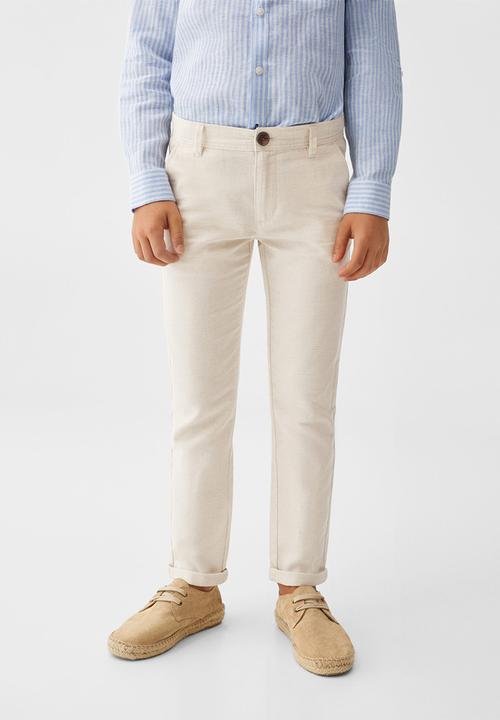 MANGO - Shirt form - sky-blue
