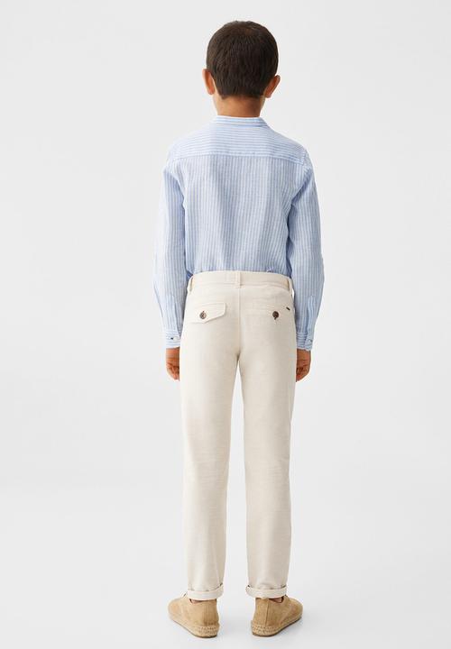 MANGO - Shirt form - sky-blue