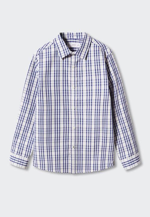 MANGO - Shirt manel - blue