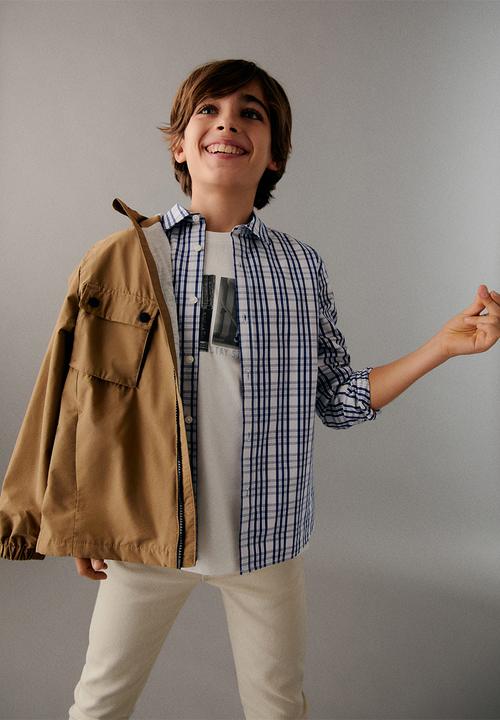 MANGO - Shirt manel - blue