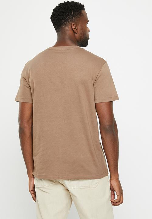 Calvin Klein - 2 Pack monologo T-shirt - warm toffee & bright white