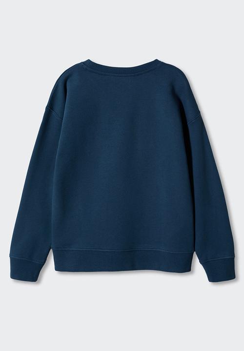 MANGO - Sweatshirt riding - blue