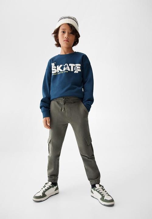 MANGO - Sweatshirt riding - blue