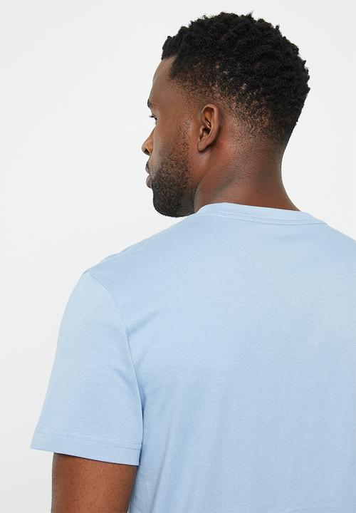 Calvin Klein - 2 Pack monologo T-shirt - iceland blue & ck black