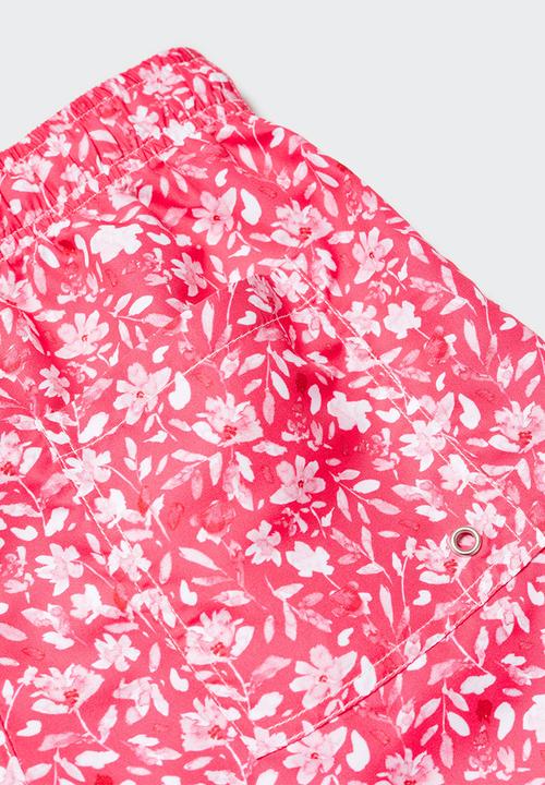 MANGO - Swimming trunks cerezab - medium pink