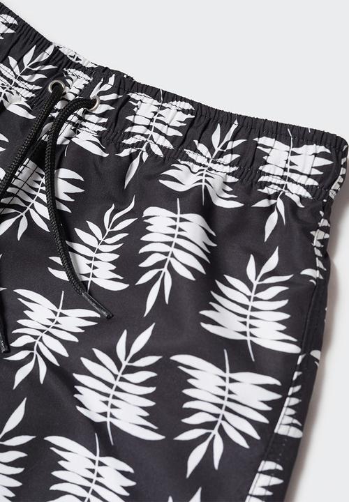 MANGO - Swimming trunks balib - black