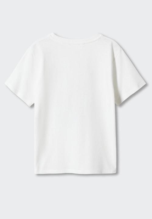 MANGO - T-shirt venice - off white
