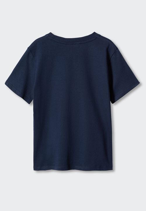 MANGO - T-shirt venice - navy