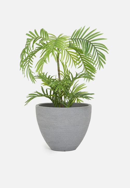 H&S - Silhouette planter - charcoal