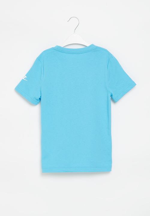 Nike - Nkb club seasonal short sleeve tee - baltic blue