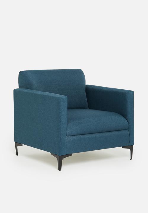 Blockhouse - Quin armchair - petrol
