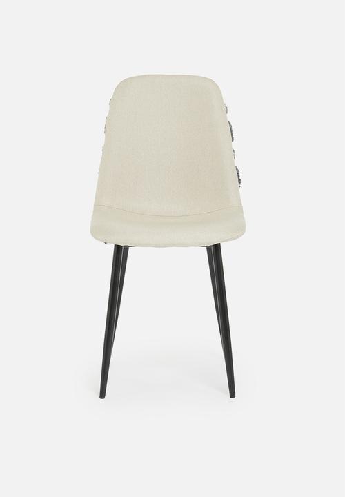 Sixth Floor - Jade upholstered dining chair - grey