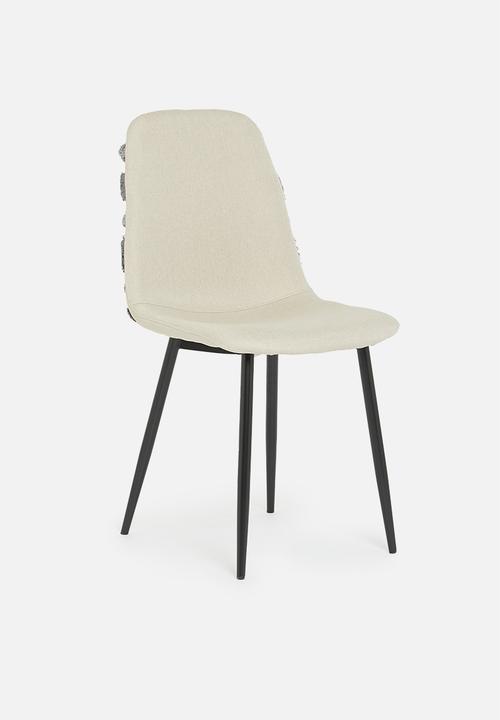 Sixth Floor - Jade upholstered dining chair - grey