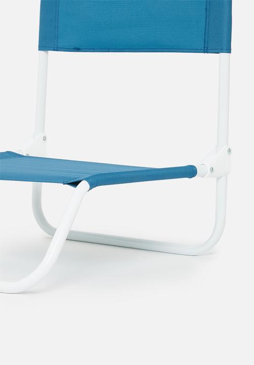 H&S - Folding beach chair- blue