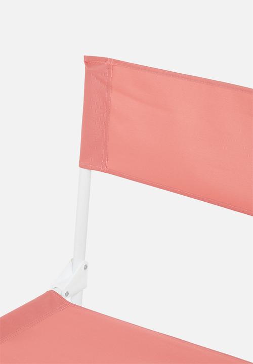 H&S - Folding beach chair- coral
