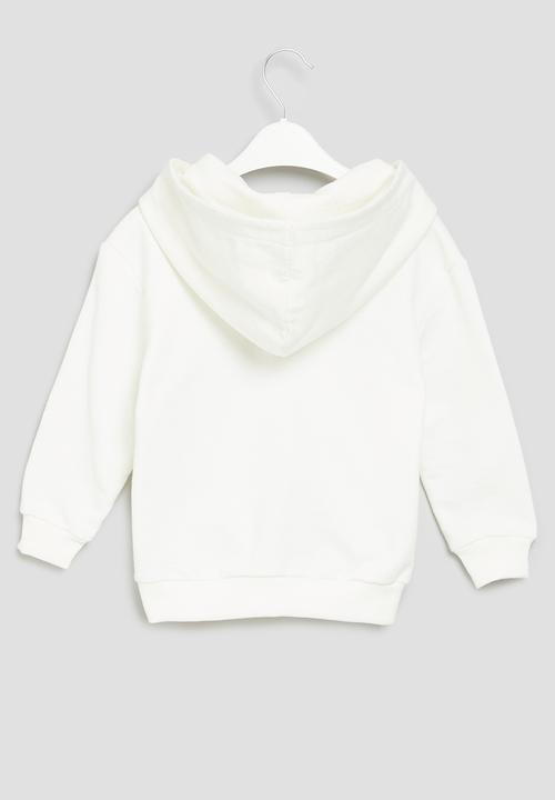 Superbalist - Younger girls graphic hoodie - ecru