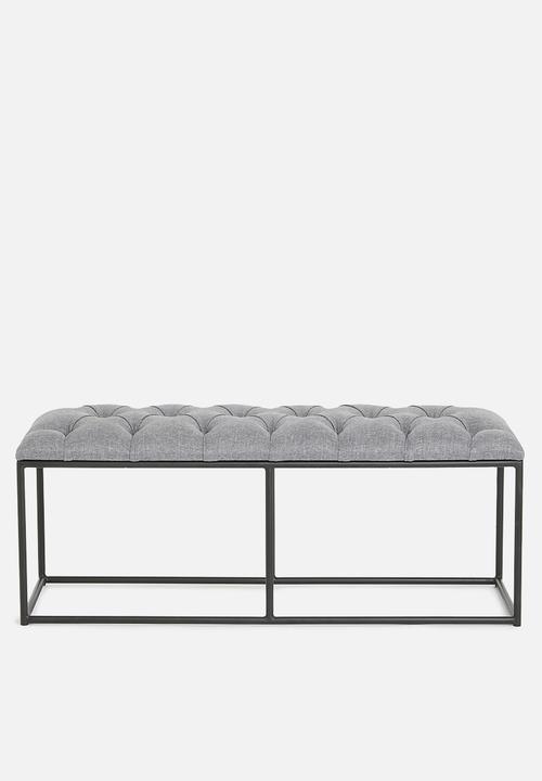 Blockhouse - Finnley bench - charcoal