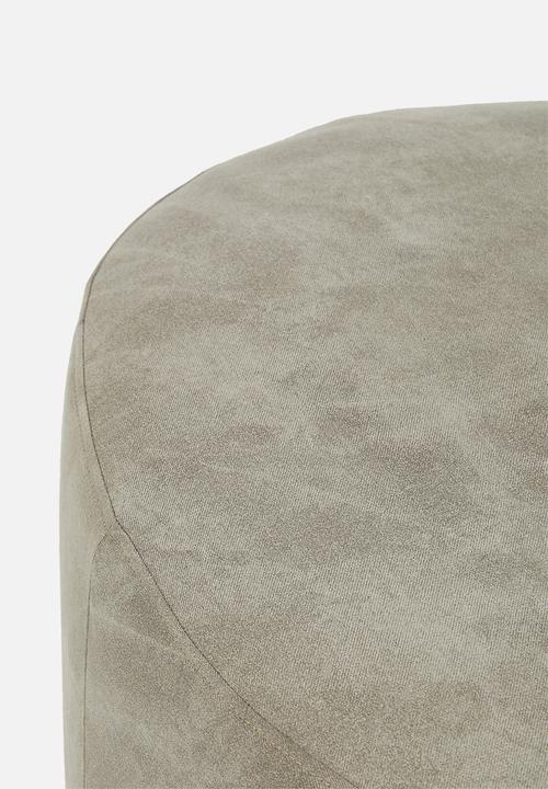Sixth Floor - Alder ottoman large - stonewash grey