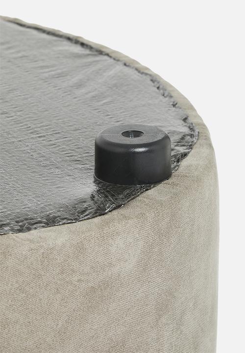 Sixth Floor - Alder ottoman large - stonewash grey