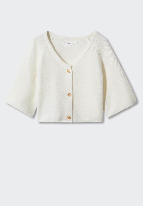 MANGO - Cardigan pattyb4 - off white