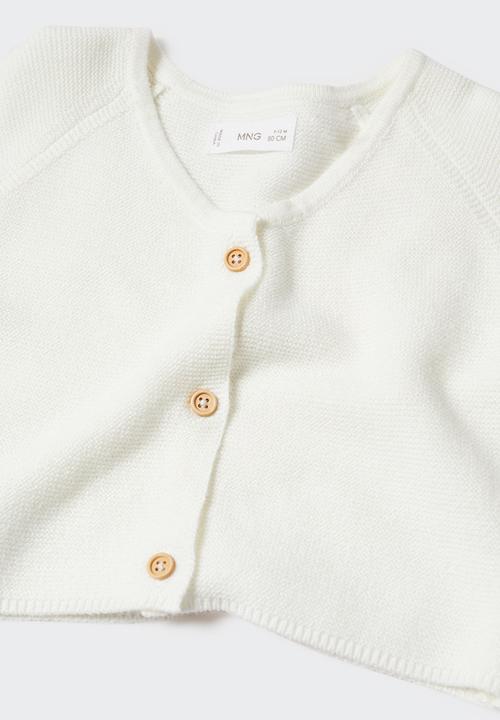 MANGO - Cardigan pattyb4 - off white