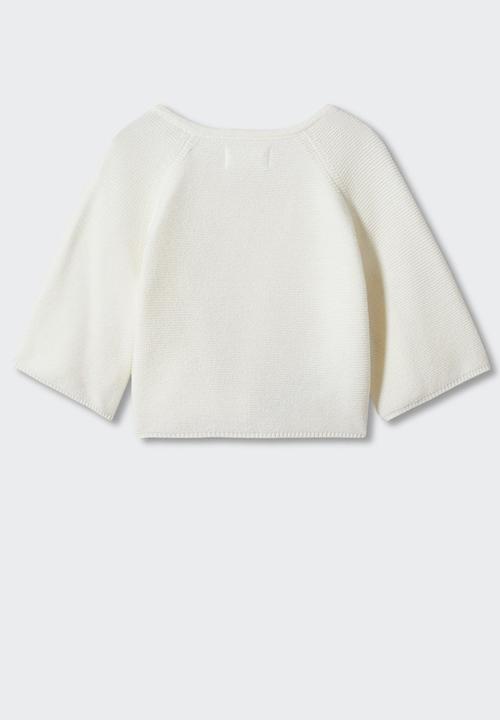 MANGO - Cardigan pattyb4 - off white
