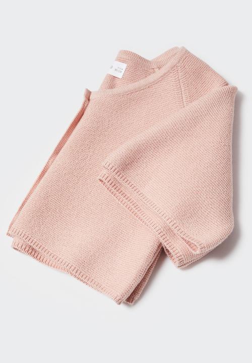 MANGO - Cardigan pattyb4 - ligth pink