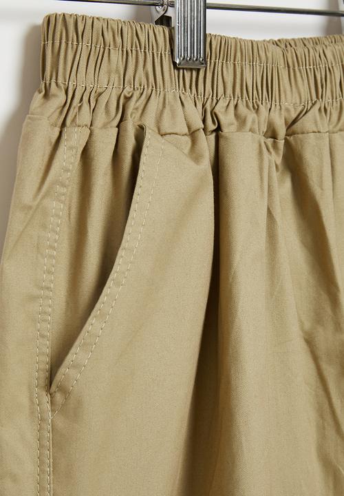 Pop Candy - Boys utility pants - stone