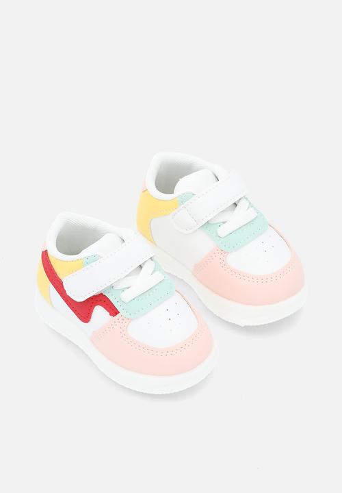 Pop Candy - Velcro strap sneakers - pink multi