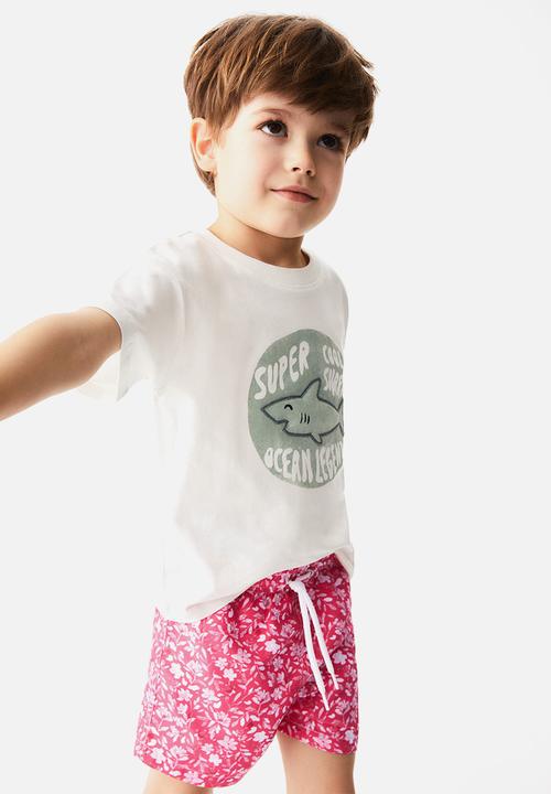 MANGO - Swimming trunks cerezab - medium pink