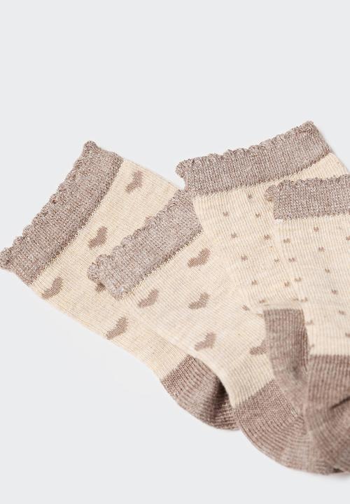 MANGO - Socks corazonb - grey