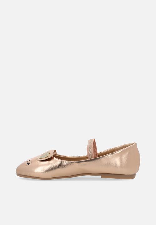Pop Candy - Girls novelty pumps - rose gold