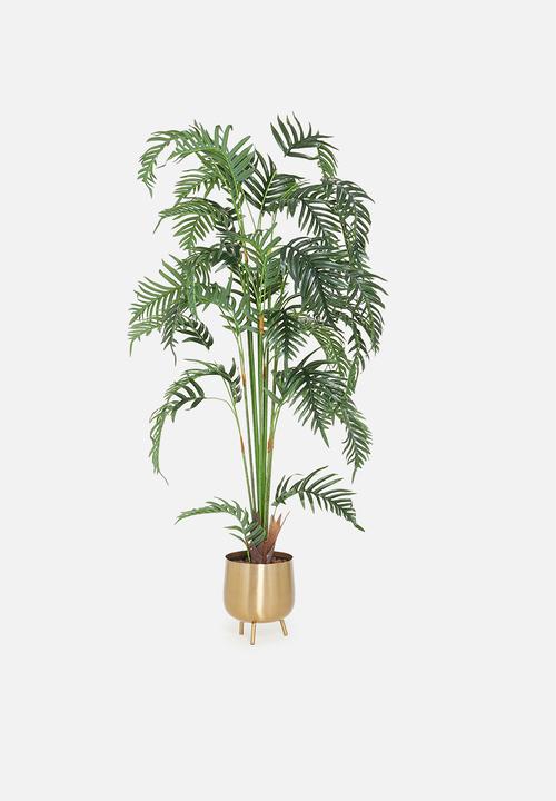 H&S - Artificial fern - black pot