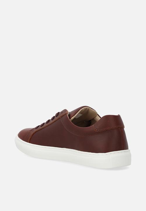 POLO - Classic leather sneaker - burgundy