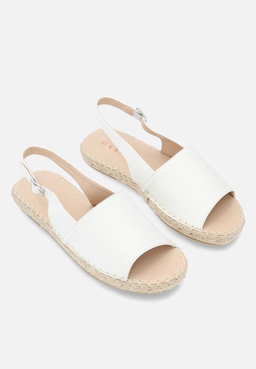 edit - Saskia espadrille - white