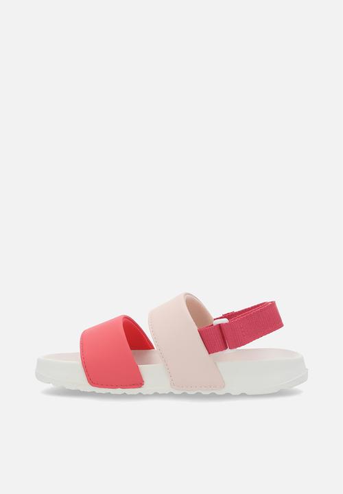 Pop Candy - Girls sling back slides-pink multi