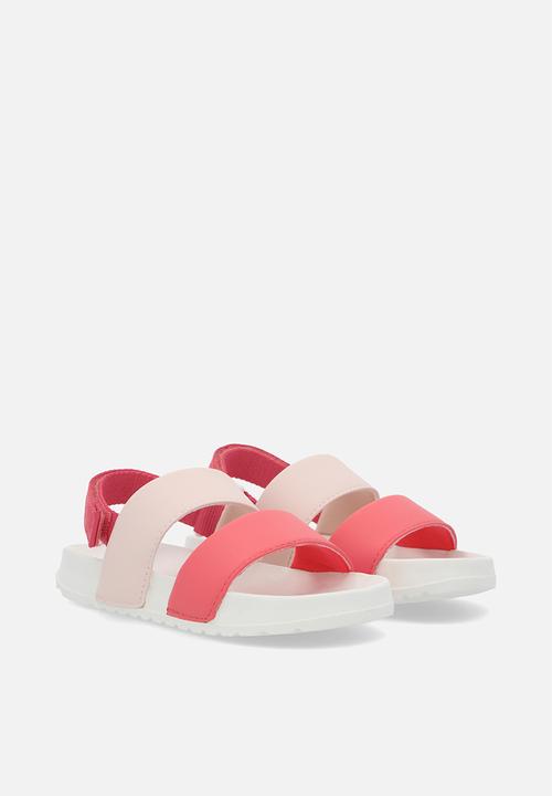 Pop Candy - Girls sling back slides-pink multi