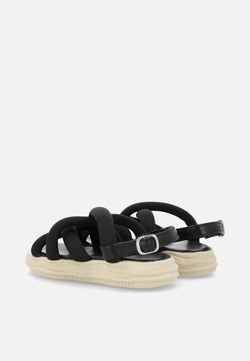 Pop Candy - Criss cross sandals - black
