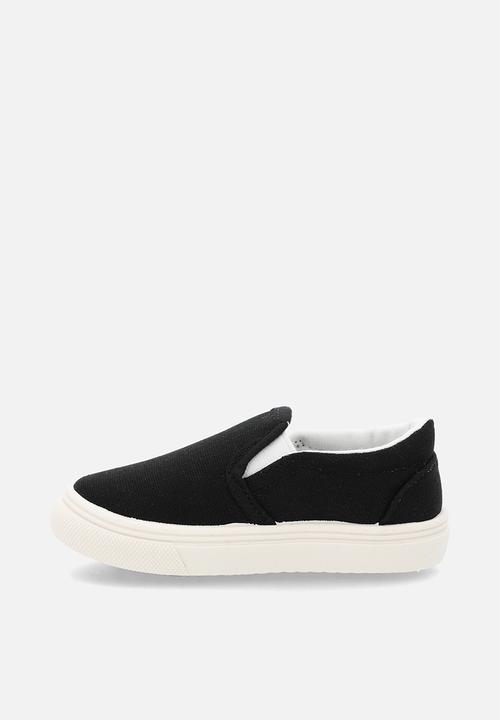 Pop Candy - Boys slip on sneaker - black