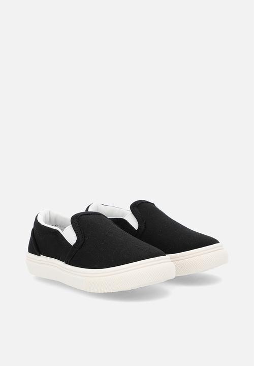 Pop Candy - Boys slip on sneaker - black