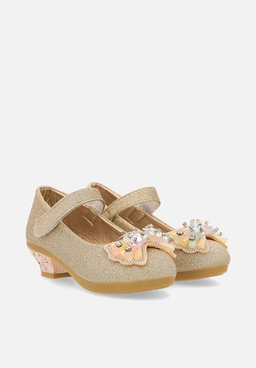 Pop Candy - Girls  kitten heel - gold