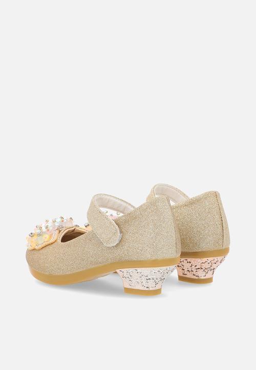 Pop Candy - Girls  kitten heel - gold