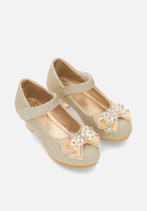 Pop Candy - Girls  kitten heel - gold