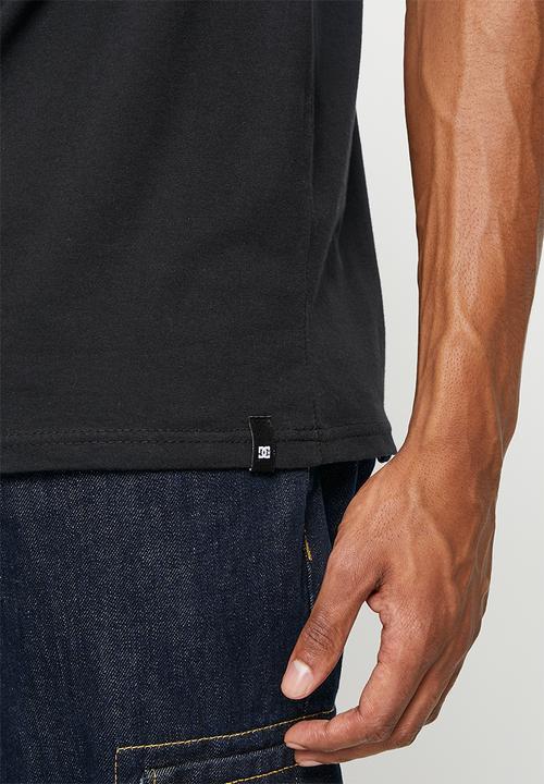 DC - Dc square star fill short sleeve - black/fire camo