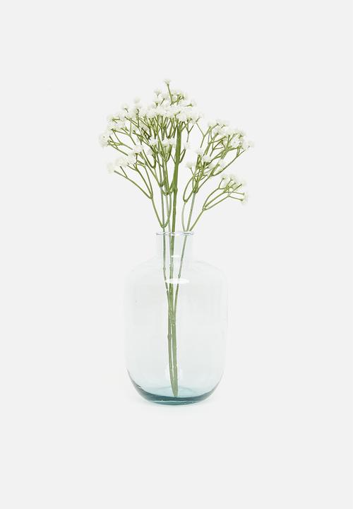 H&S - Zanzibar recycled glass vase - clear